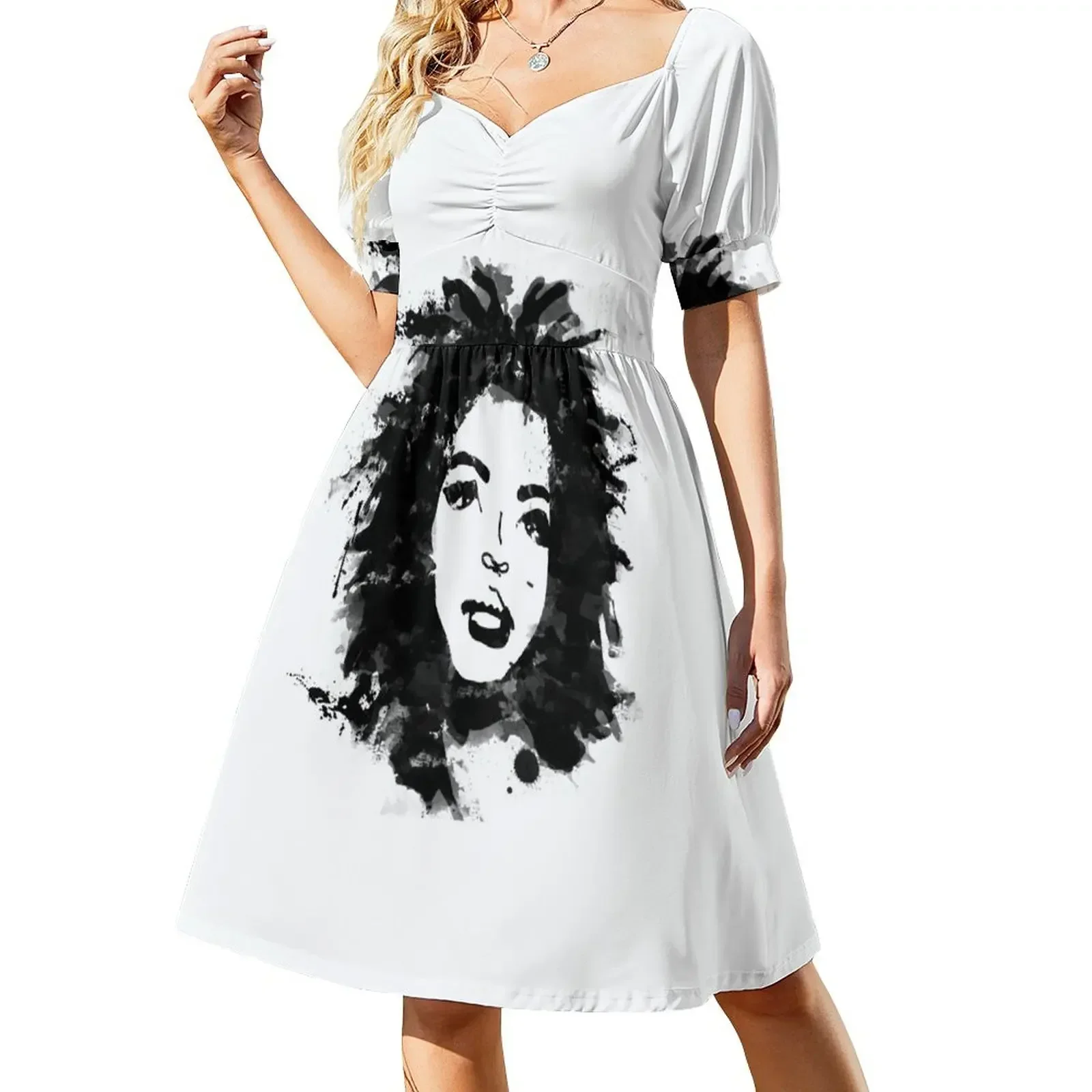 

Lauryn Hill (monochrome) Sleeveless Dress women's evening dresses 2025 cute dress Dress