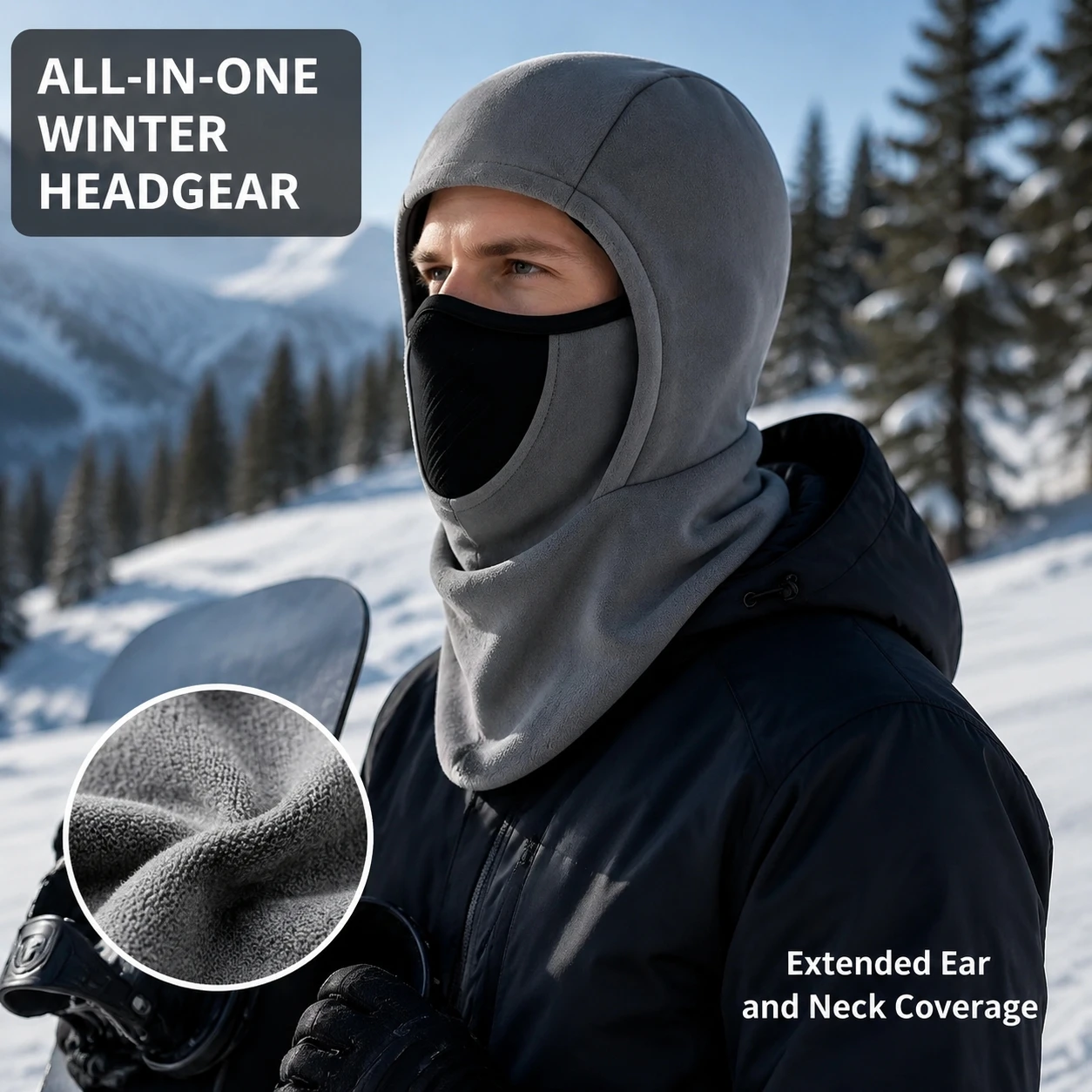 Cycling Gear To Keep You Warm - Winter Pullover Hat Thermal Windproof Knit