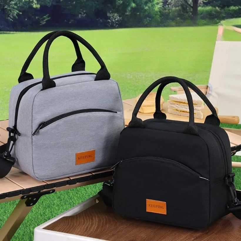 New Portable Insulated Bag, Essential Lunch Bag for Office Workers, High-Quality Outdoor Picnic Preservation Bag, Cooler Bag