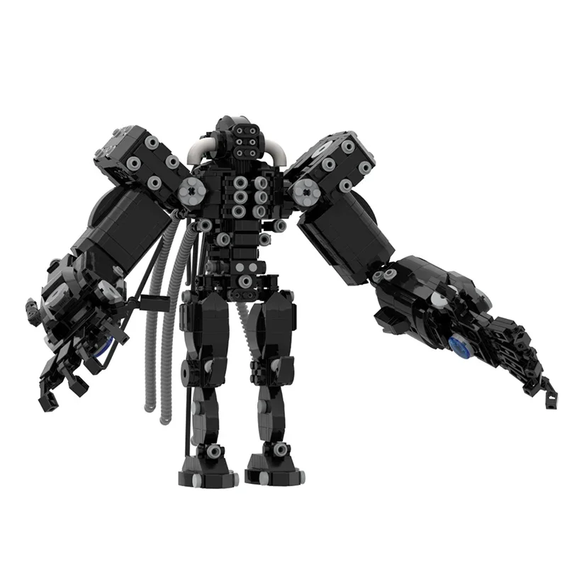 MOC Killing Machine Mecha Model Gantzed Hard Suit Building Block Kit 877 PCS DIY Robot Mech Toys for Kids Gifts