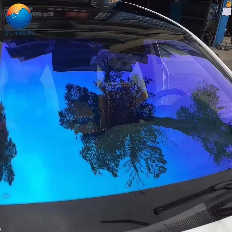 0.95*30m Anti-Glare Chameleon Car Window Tint Film with UV Rejection