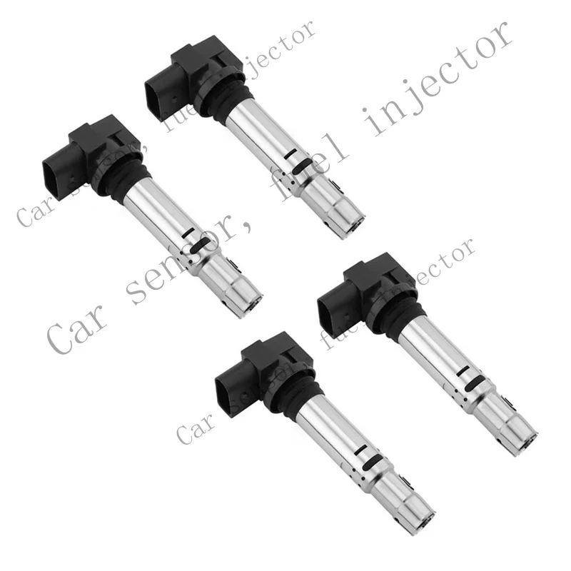 Q+ 036905100A 4Pcs Ignition Coils 036905715 For VW Tiguan Golf Audi A1 A3