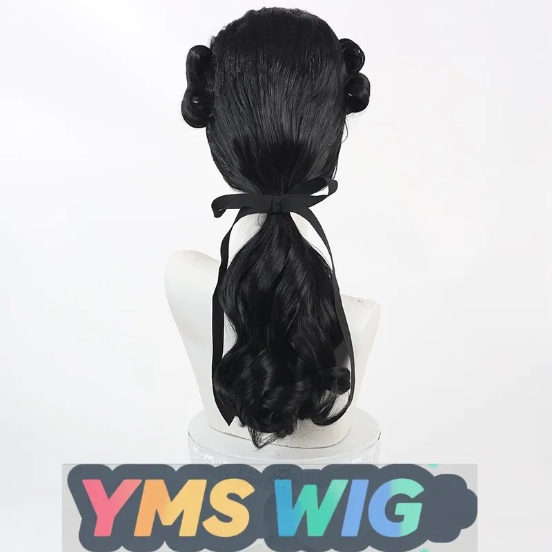 【MES WIG】 Accessoires de spectacle de palais, couvre-chef, perruque de Cosplay d'avocat de juge, spectacle de pianiste pour hommes européens et américains