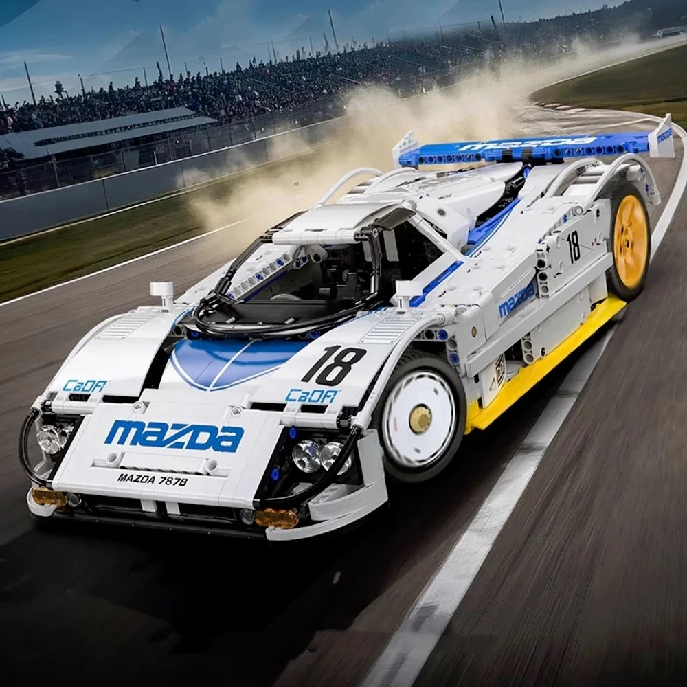 

1:10 787B Endurance Racing Car Building Blocks Hypercar Supercar Sports Vehicle Brick Model Kit Boys Toy Adults Kid Gift 1797PCS