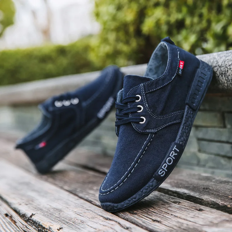 2025, Herren-Segeltuchschuhe, atmungsaktiv, bequem, Freizeitschuhe, leicht und rutschfest, Herrenschuhe, Outdoor-Walking, Freizeit-Turnschuhe