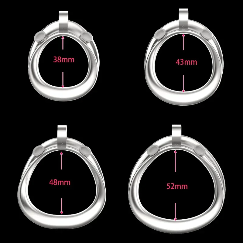 Cobra Chastity Lock 7.0 Metal Erotic Bird Cage Gay Chastity Device 4 Size Penis Rings Sissy Cock Cage Sexy Toys For Men Sex Shop