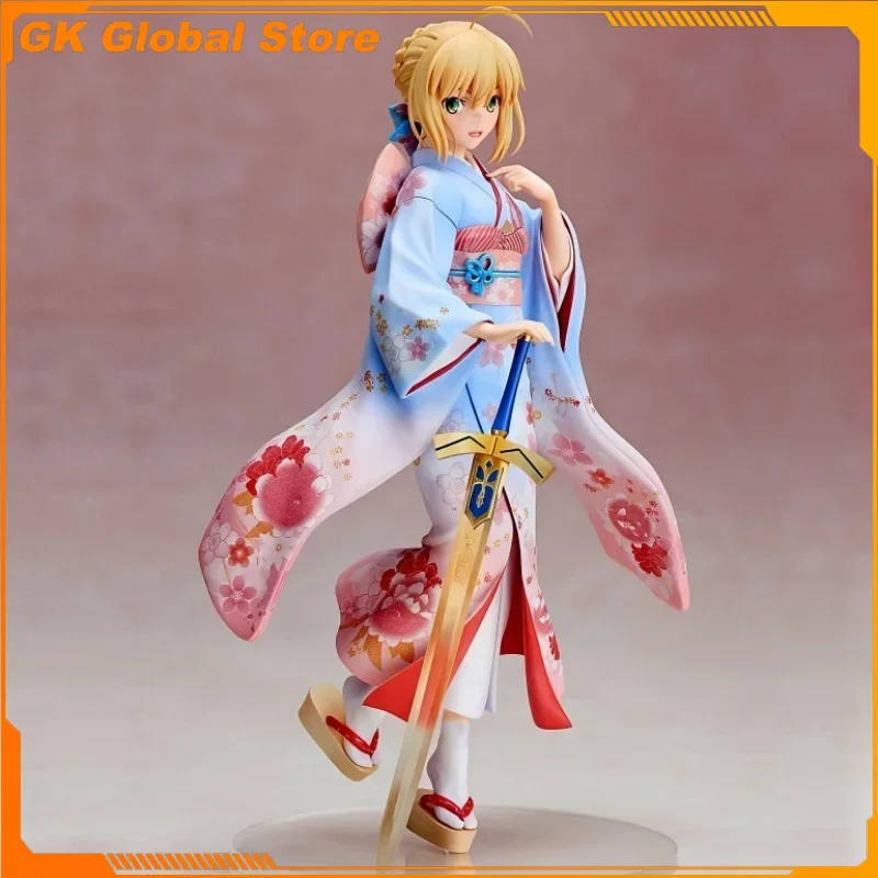 

25cm New Saber Anime Figure Peripheral PVC Model Beautiful Girl Scene Statue Desktop Decoration Ornaments Birthday Gifts Toys