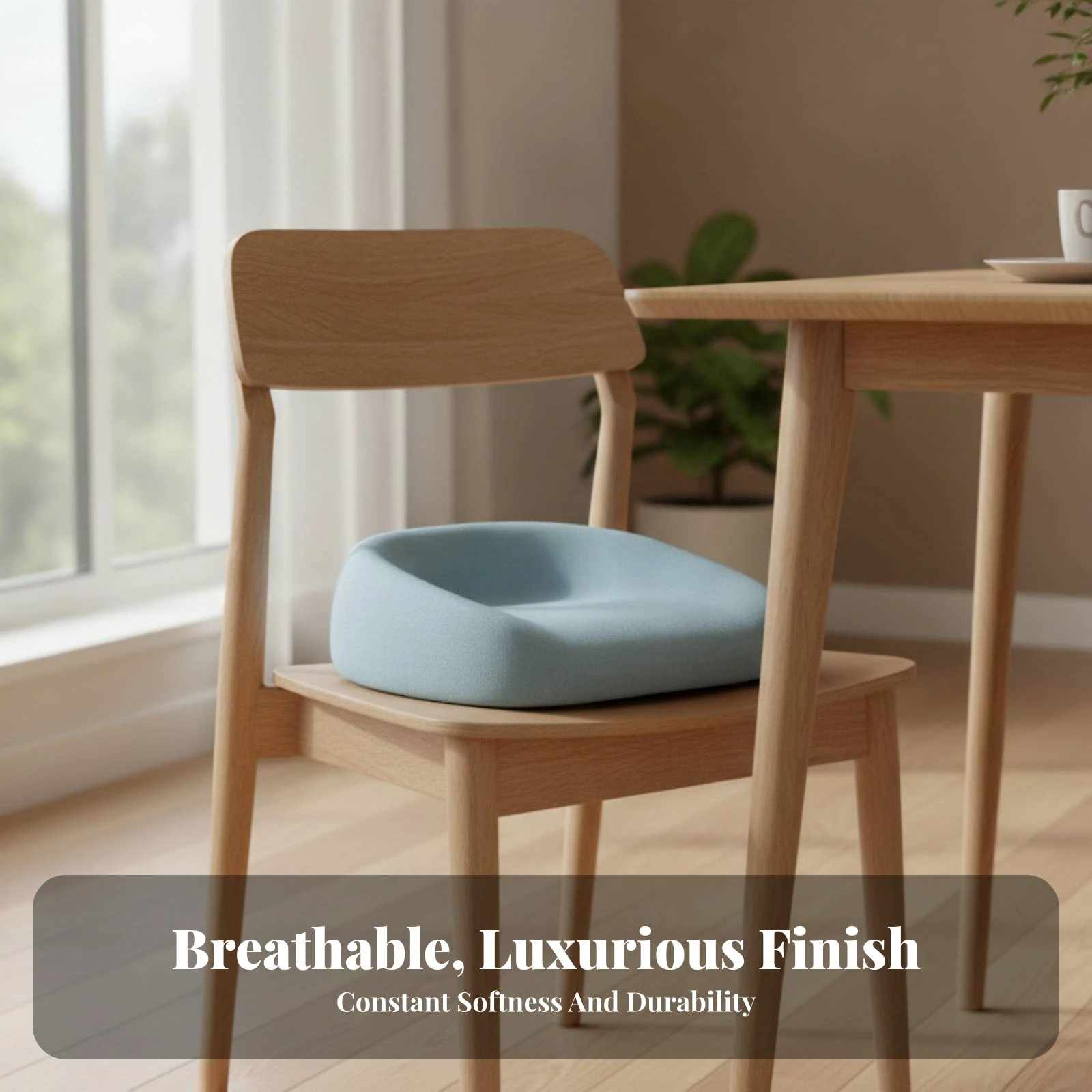 Booster Seat Cushion Supportive Contoured Booster Cushion Padded Comfortable for Children, Dining Table, Study Desk