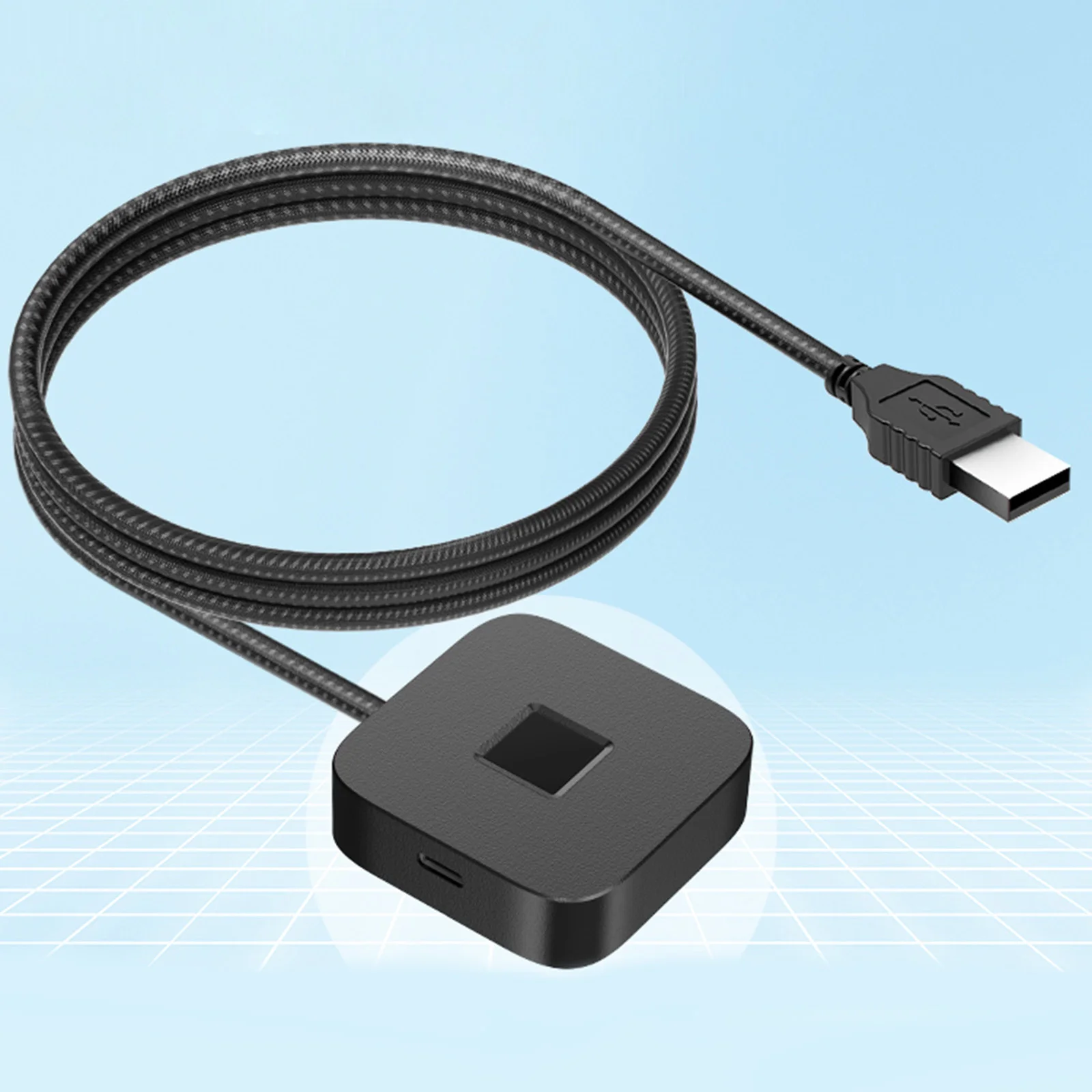 Fingerprint Scanner with USB Hub For Windows Hello Fingerprint Reader Biometric Fingerprint Login Reader for Windows 10/11