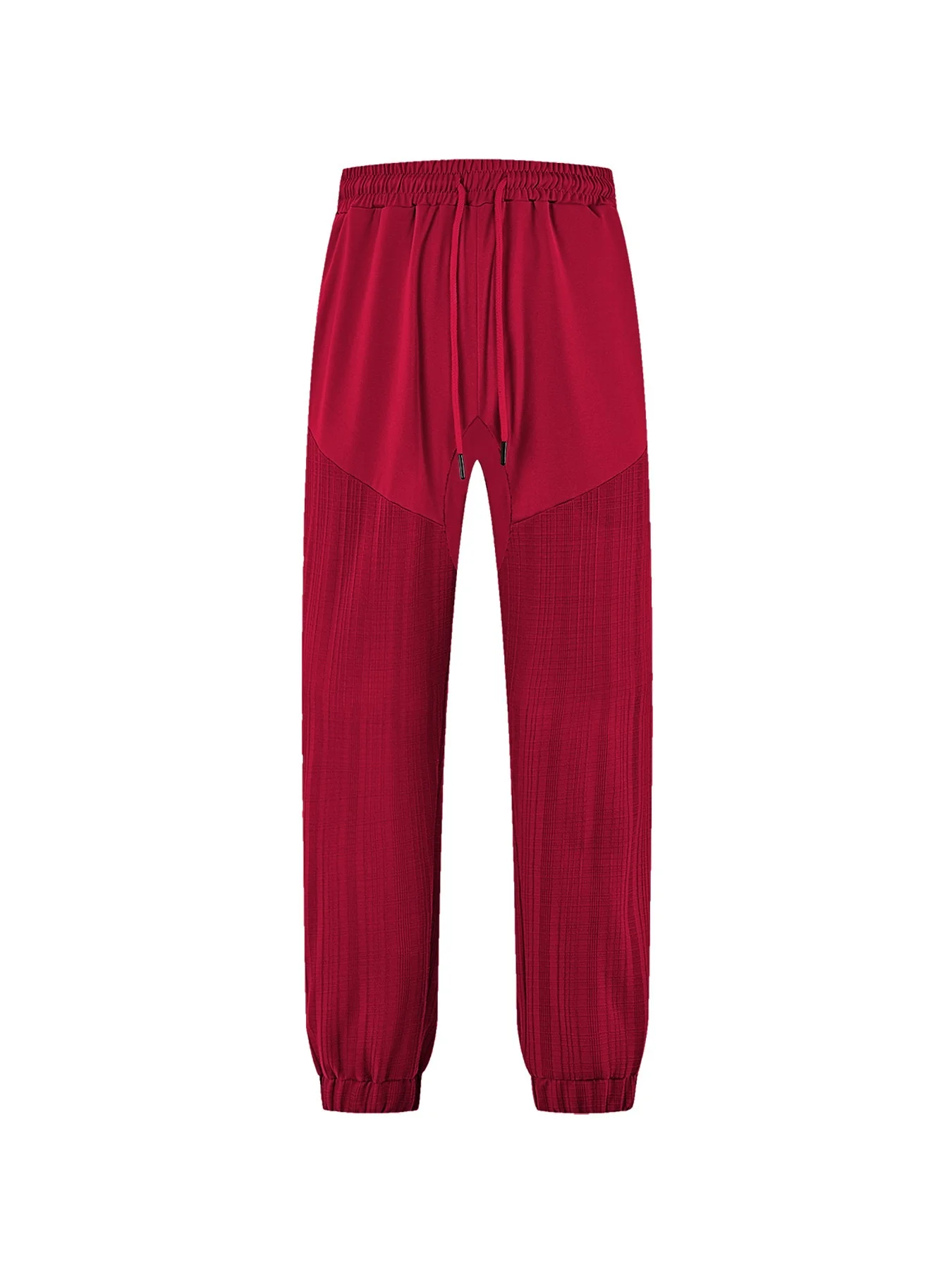 

Men's spring-autumn sport pants, patchwork casual pants, loose straight-leg pants, men's shopping and camping style pants