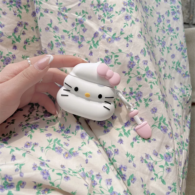 Do etui Airpods Pro, Funny Poop Hello Kitty słuchawki Bluetooth Anime pokrywa do etui Airpods Pro 2 dla dzieci/chłopców/dziewcząt