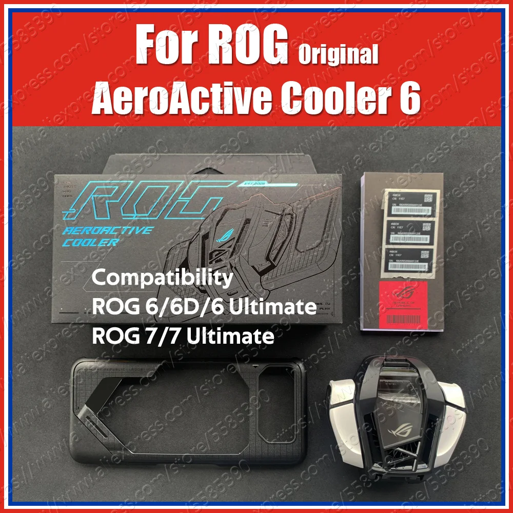 AY2201 Aero Active Cooler 6 ventilador de refrigeración para ASUS ROG Phone 6 ROG 6 accesorio Original Aura RGB botones físicos adicionales