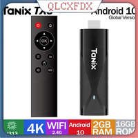 Original TANIX TX8 Smart TV Box Android 10 TV Stick Allwinner H313 2GB 16GB 2.4G WIFI 4K MINI TV Dongle Set Top Box Media Player