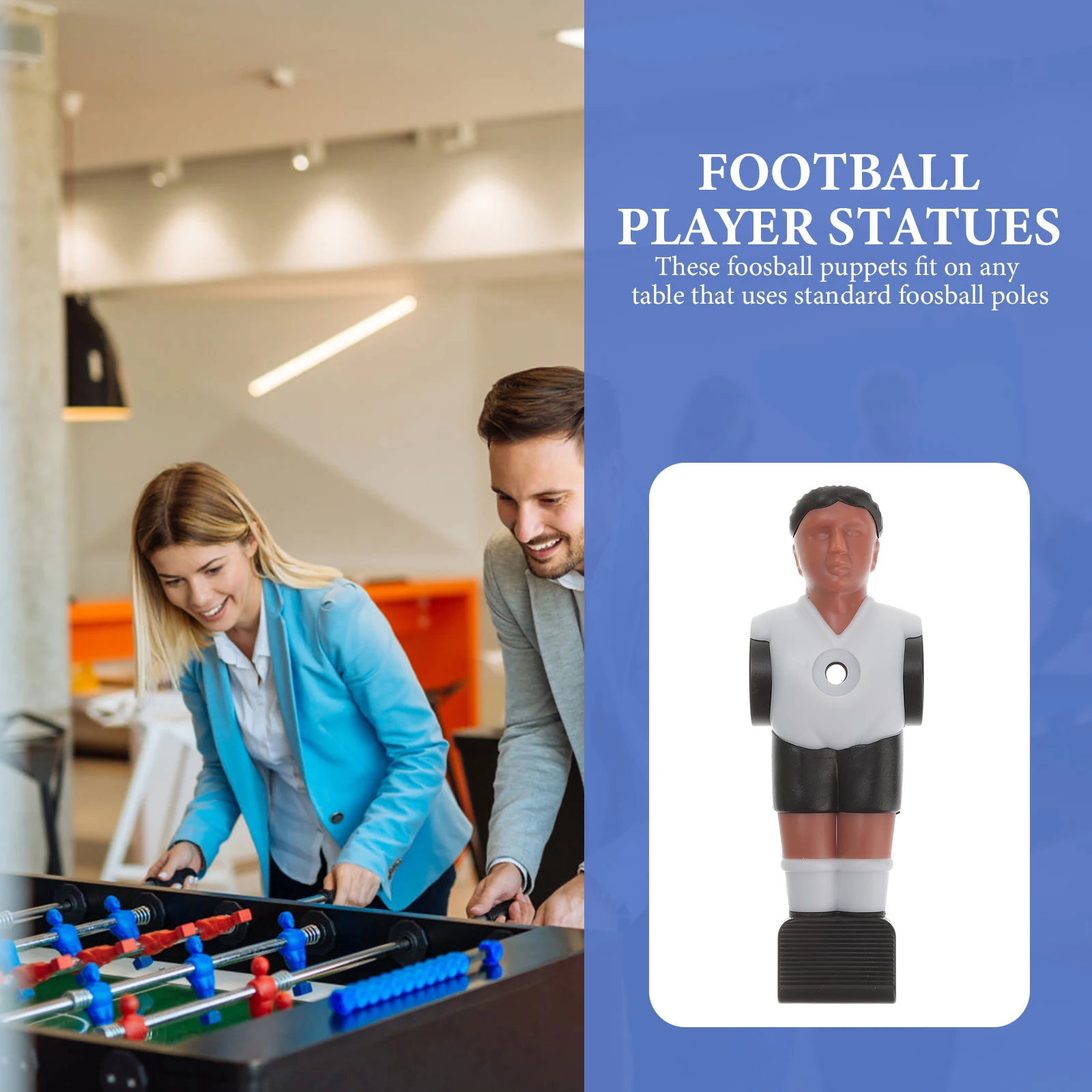 

9 Pcs Table Football Adults Foosball Men Player Machine Replacement Parts Miniature