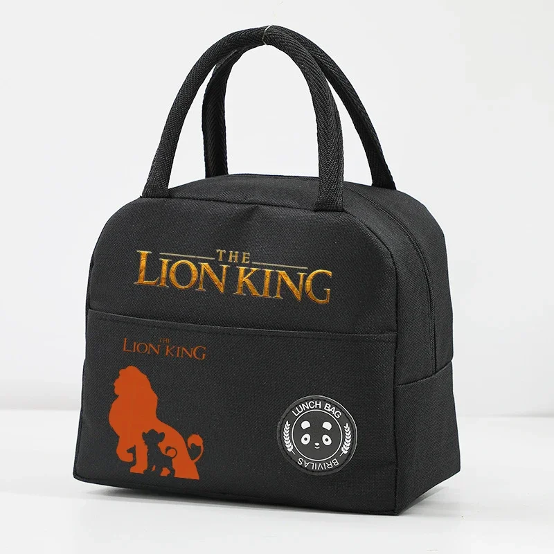 Mufasa The Lion King Lunch Hand Bag Child\'s Teenage Disney Movie Cartoon Cute Lunch Box Men Office Thermal Insulat Case Kid Gift