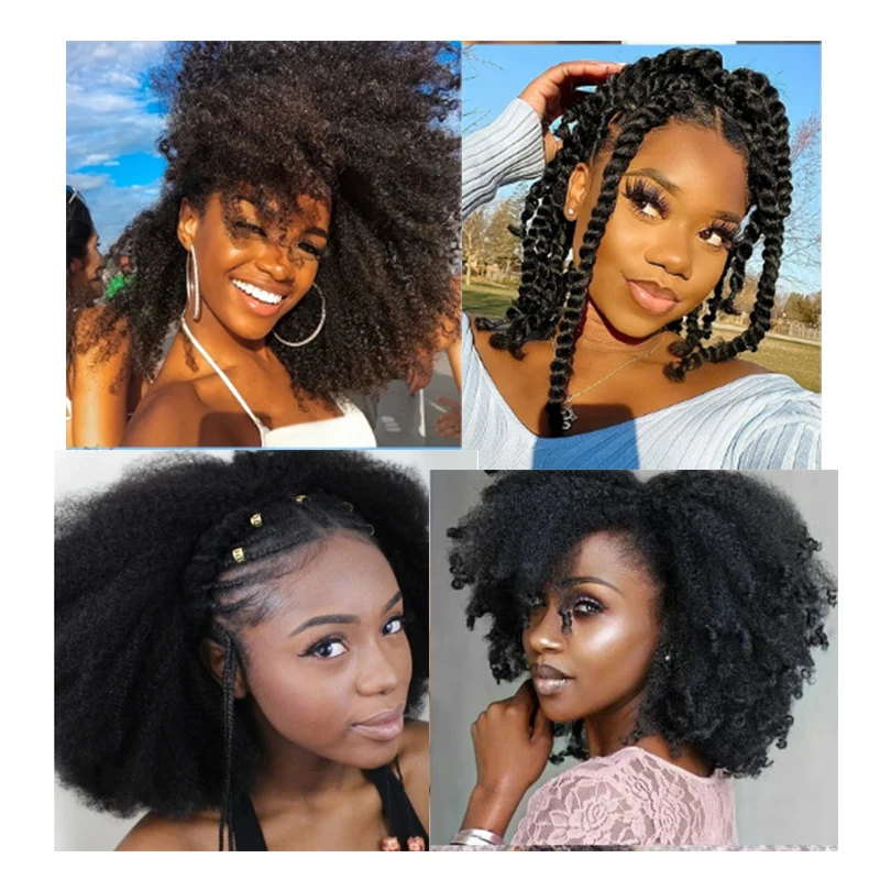 Synthetic 8 inch Braids  Hair  Soft Afro Kinky Twist Crochet Braid Hair Extensions Curl Locks Crochet Braiding Hair