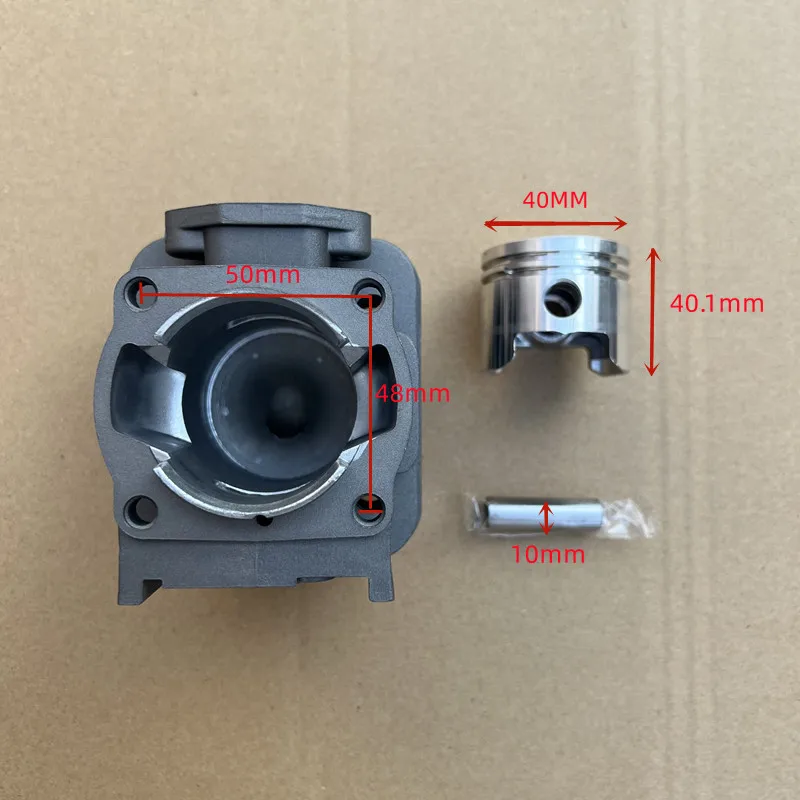 Imagem -06 - Cilindro Anel de Pistão Kit 40 mm para Korman Jardim 42.7cc Escova Cortador Peça de Substituição