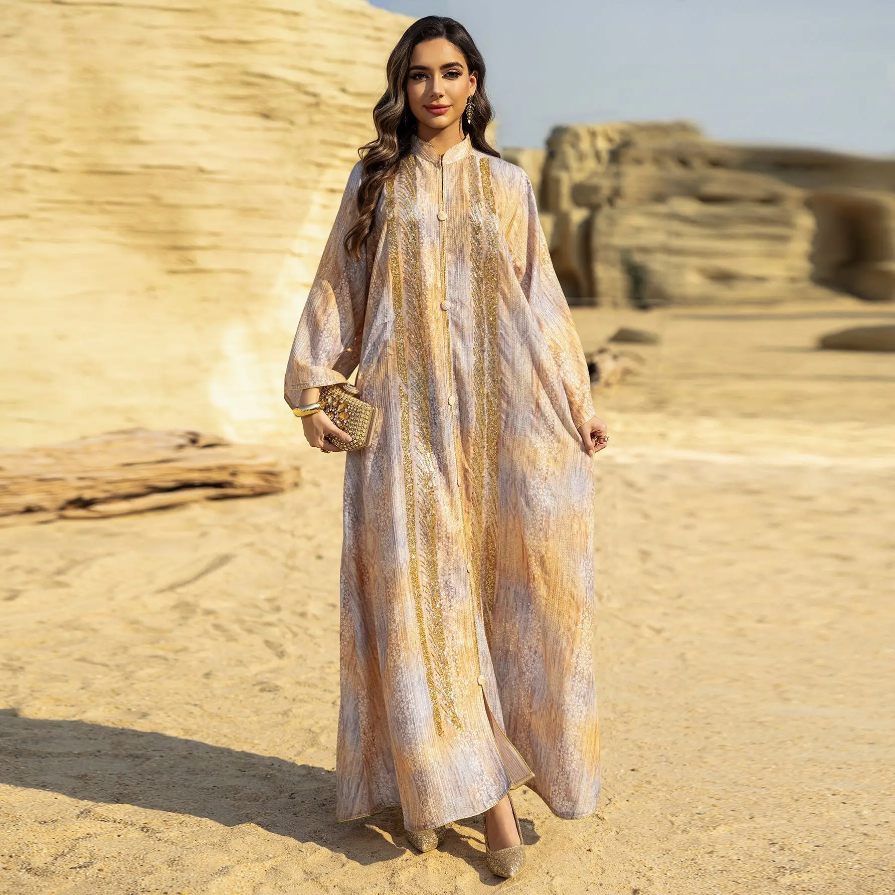 

Embroidered Abaya Pullover Dubai Style Abaya Modest Middle East Long Dress Abaya Elegant Luxury Women Galabiyat Kaftan Handmade