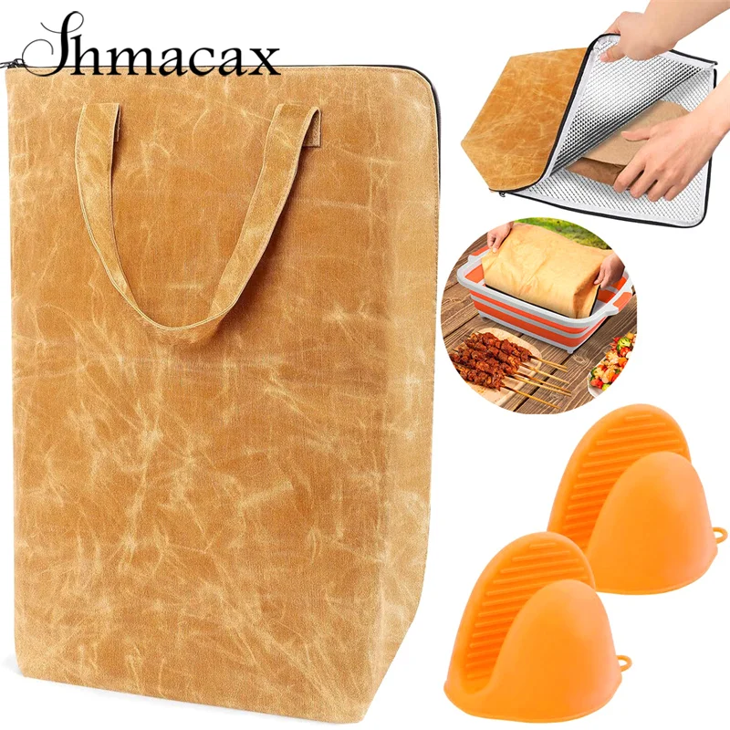 BBQ Blanket Insulated Meat Resting Bag Reusable Grilling Companion Maintain Food Flavour Hand Protection Barbecue Blanket