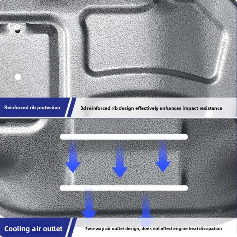 High Temperature Resistant Car Underbody Protection Plate Engine Shield for  Mitsubishi Outlander Sport 2013-2017 2.0L