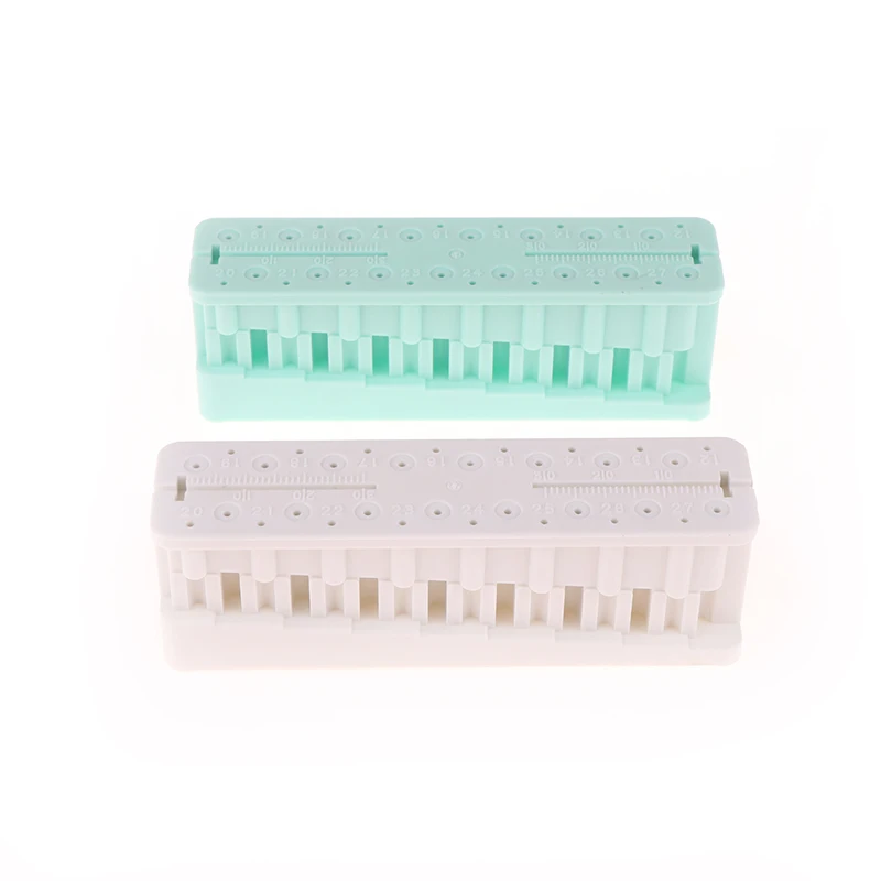 Plastic Dental Mini Endo Measuring Autoclavable Endodontic Block Files Dentist Instrument Ruler Oral Tool