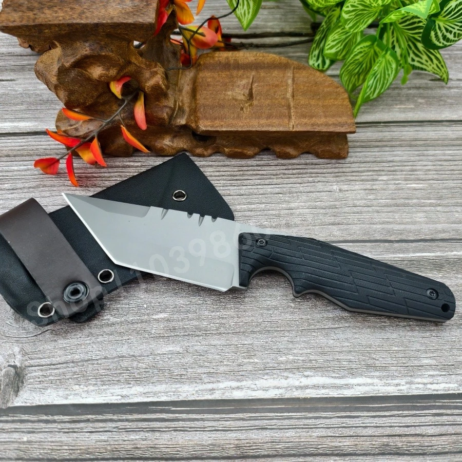 

Практичный тактический прямой нож 7Cr13Mov с износостойким лезвием и рукояткой G10 с антискользящим покрытием, инструмент для кемпинга и экстренных ситуаций