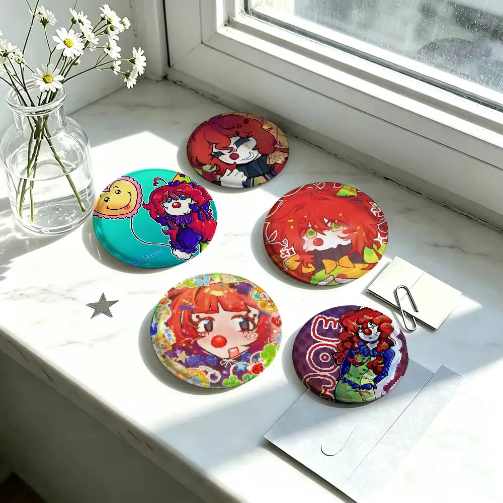 Moe A Regect Game Pin    Creator Tinplate Pin Button Custom Anime Role Old-school Brooch Cartoon Collar Badge Jewelry Gift Fans