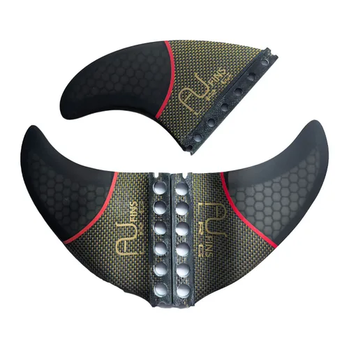 FUTUER Aletas para tabla de surf, paquete de 3 paletas de fibra de vidrio y panal, aletas para tabla de surf, accesorios para surf, recreación marina