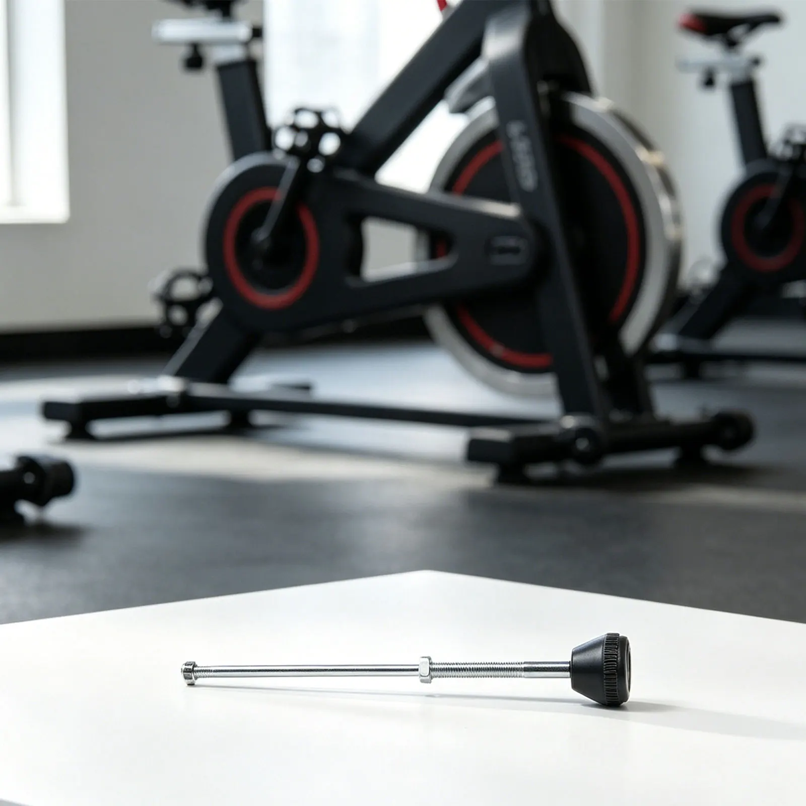 Exercise Bike Resistance Knob Assembly Supporting Brake Lever Operation on Standard For Stationary Bike Frames