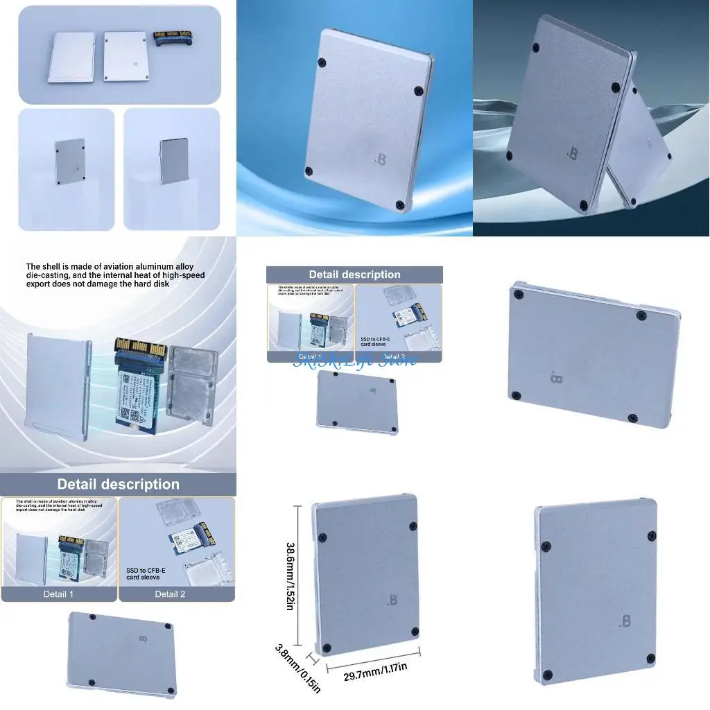 

Адаптер карты камеры E65E CFe типа B к твердотельному накопителю SSD 2230, быстрое чтение/запись для интенсивной