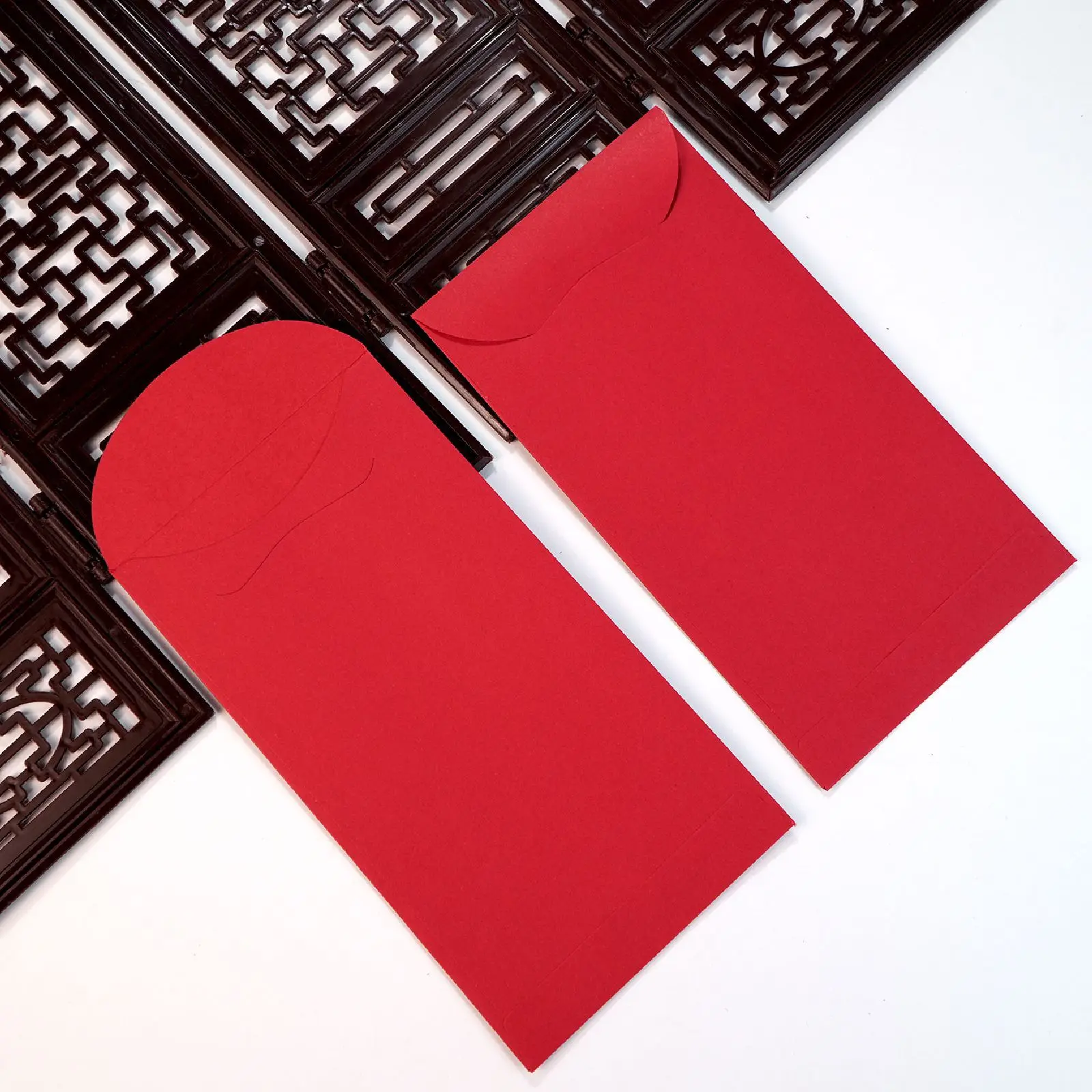 50pcs/lot Document Envelope Storage Bag Large Capacity Red Envelopes for Wedding Invitations Contract Office Business Stationery