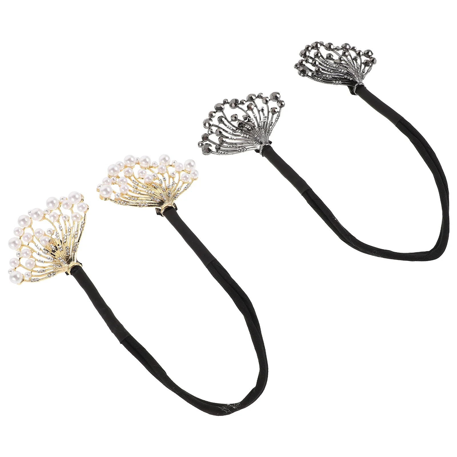 

2 шт., щипцы для завивки волос, булочка, стразы, жемчуг, инструмент для укладки, ленивый пончик, французские свадебные аксессуары для волос, инструмент для прически