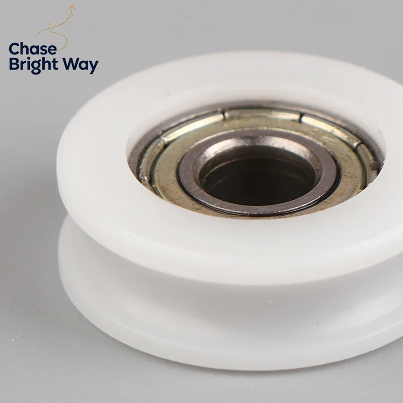 Moving Door And Window Slide Wheel 626 Bearing Pulley 6*22*7MM Planar Wheel U-shaped Groove Nylon Pad Injection Material