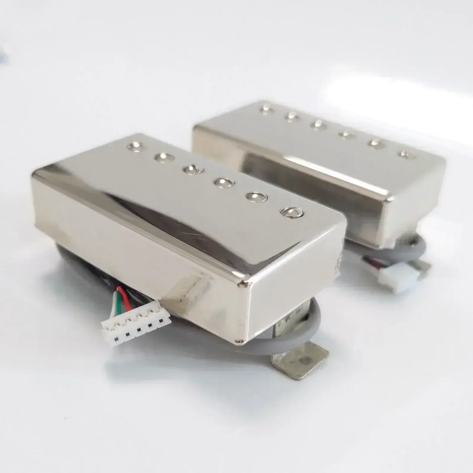 

Alnico V Classic 57, гитарный хамбакер, набор звукоснимателей и шеи, хром с жгутом проводов (2V1T/2V2T) для деталей гитар LP