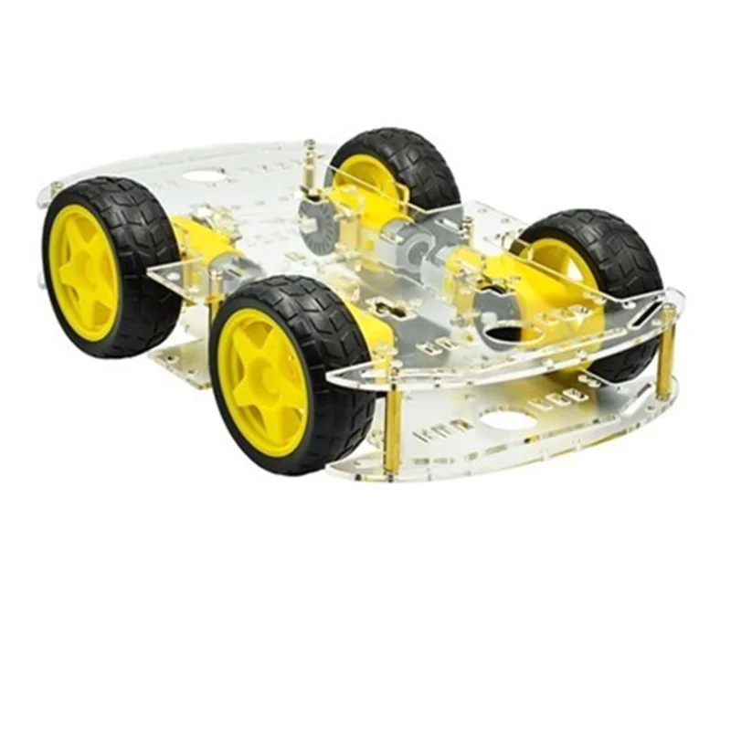 Imagem -05 - Inteligente Robot Car Chassis Kits para Arduino Velocidade Encoder 4wd Novo