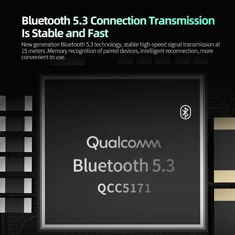 سماعة أذن KZ XZ10 بلوتوث 5.3 لاسلكية HiFi مع شرائح Qualcomm QCC5171 مع نقل APTX/SBC/AAC