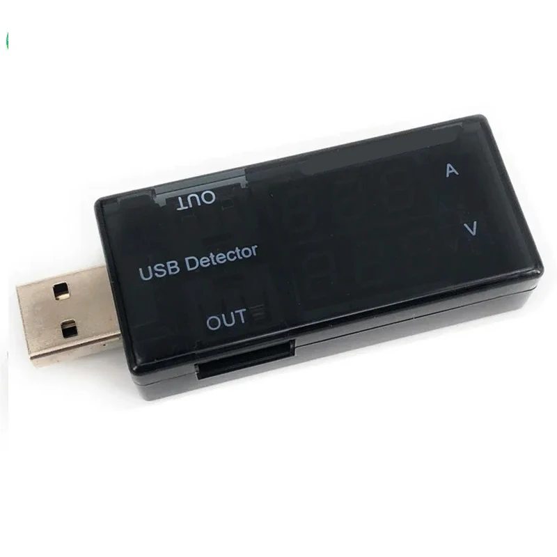 Red+Blue Display Dual USB Current Voltage Monitoring Tester Voltmeter Ammeter Real-time Monitoring Charging Doctor