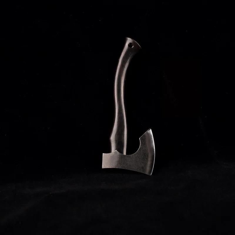 1/6 Scale Miniature Viking Axe Tomahawk 10cm Mini Pirate Axe Collectible Souvenir Home Decor Gift Action Figures Fit 12\