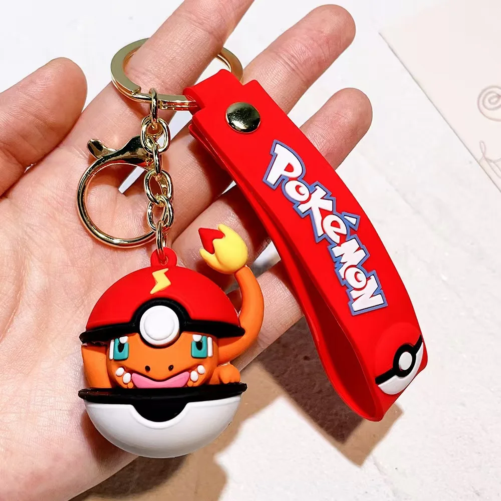 Pokemon Cartoon Keychains For Bag Car Key Chains Gift Decoration Accessories Anime Merchandise Action Figure