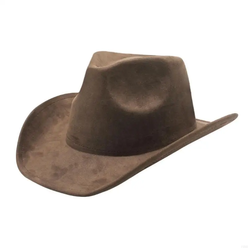 

Western Cowboy Hat Tibetan Cowgirl Hat for Men Women Unisex Wear 49MB