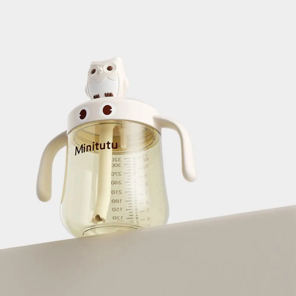 

Slow Flow Nipple Silicone Baby Bottles 320ml with Scale Water Milk Cup with Dust-proof Cover Reusable Newborn Feeding Dispenser