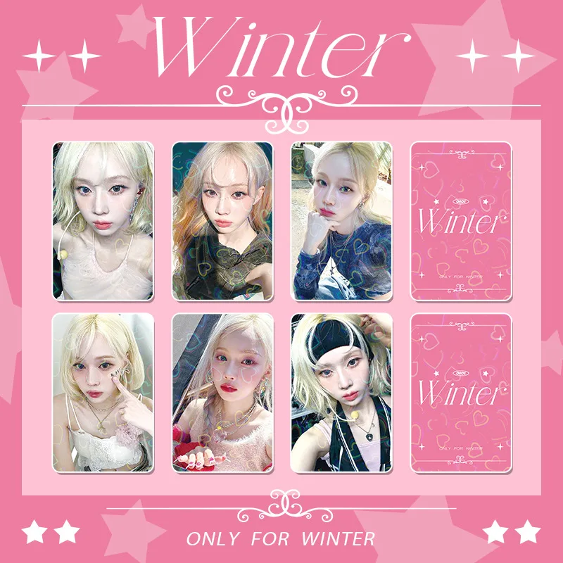 6Pcs/Set GISELLE Idol Girl Group New Series Photocards HD Printd Lomo Cards KARINA WINTER NINGNING Fans Collection Gifts