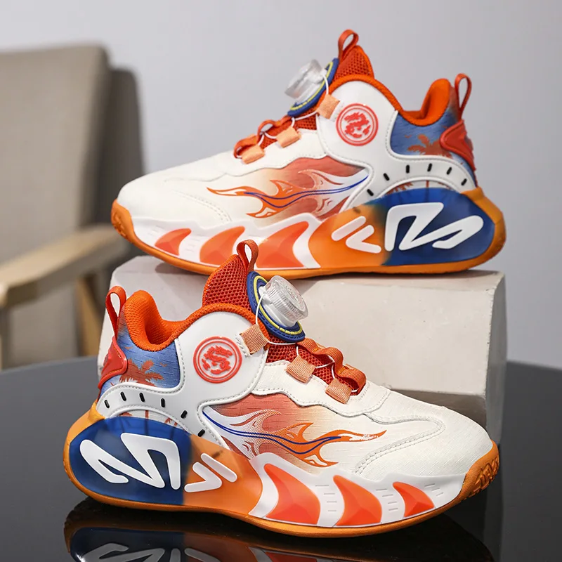 

Kids Sneakers Casual Sports Shoes for Children 2026 New Trendy Basketball Shoes Boys Girls Lightweight Comfortable Gym Trainers