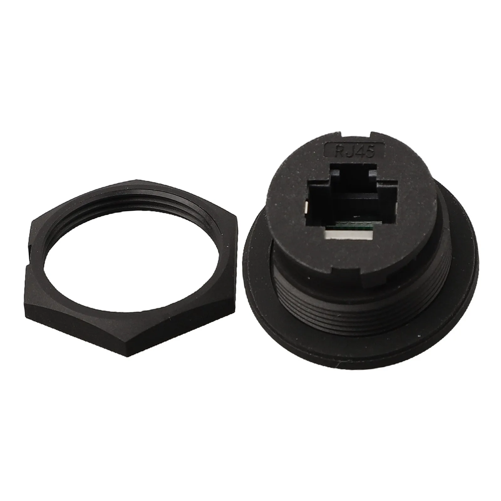 E16 Waterproof Connector Network Switch Coupler Snap-On Female Socket Plug Board Copper Gold-plated, Strong Conductivity