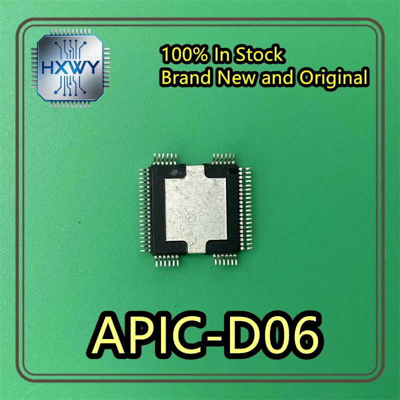 (3/10 pcs) APIC-D06  Package HQFP64 100% brand new  Best-selling item Stock running low  In stock ready for immediate dispatch