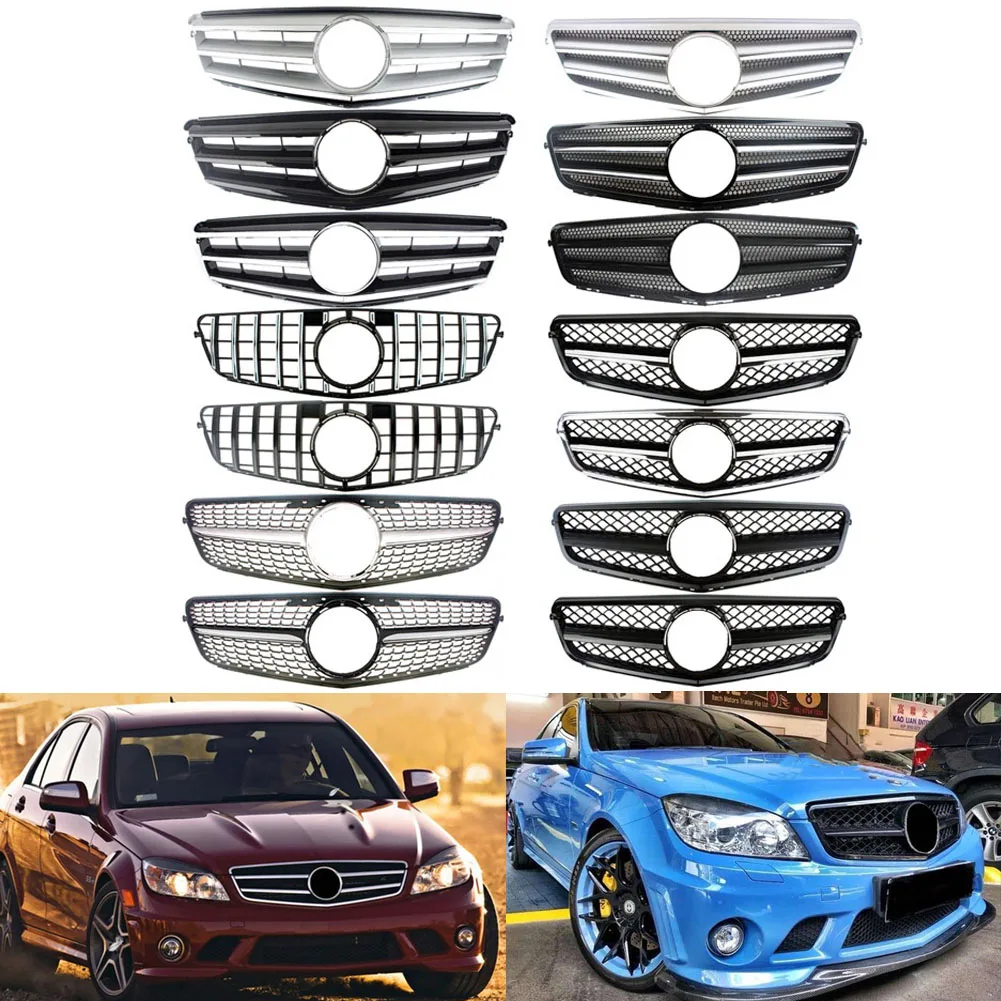 

Передняя вертикальная решетка Panamerica GTR для Mercedes-Benz W204 C200 C250 C300 C350 2008 2009 2010 2011 2012 2013 2014 GTR