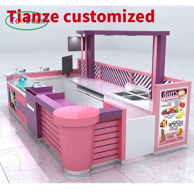 (customized)YOUYUAN retail store furniture bread display showcase gelato showcase display hot food kiosk whiskey