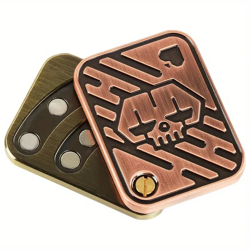 EDC Push Slider Metal Fidget Anti Stress Toys Adults Finger Spinner Poker Relieve Anxiety Toy Portable Pop Magnetic Slider Games