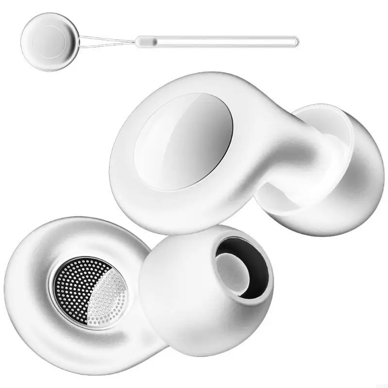 Silicone Earplugs Hearing Protections Noise Cancelling Ear Plugs with Storage Case for Work Study Sleep Construction