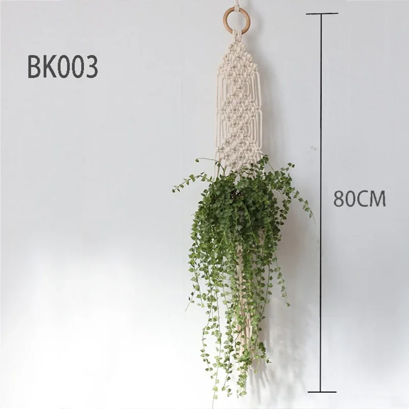 Good quality handmade boho style macrame plant hanger pot holder for home decoration